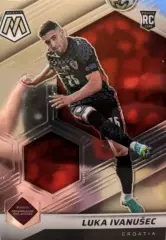 Футбол. Карточка Лука Иванушец Хорватия, Динамо Загреб 2022 Panini/Панини
