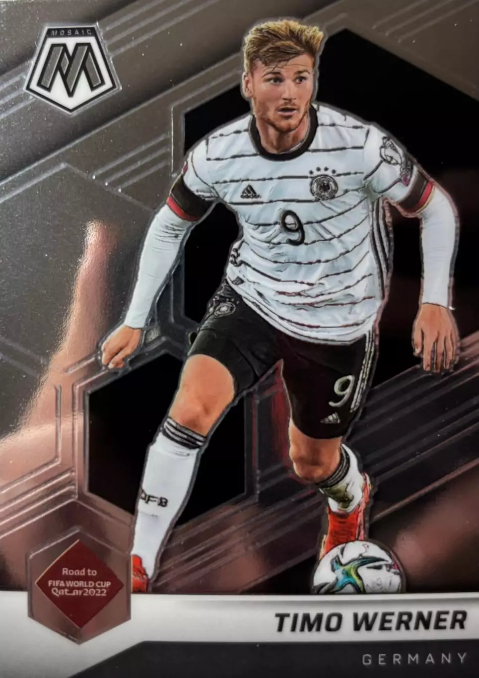 Карточка Тимо Вернер Германия,РБ Лейпциг,Челси,Штутгарт,Тоттенхэм Хотспур Panini