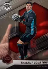 Футбол. Карточка Тибо Куртуа Бельгия, Реал Мадрид, Челси, Атлетико Мадрид Panini