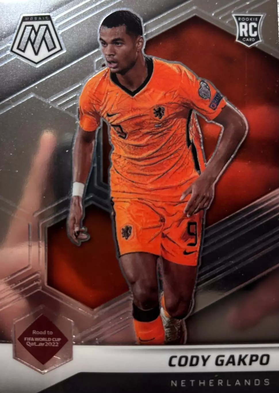 Футбол. Карточка Cody Gakpo/Коди Гакпо Нидерланды, ПСВ, Ливерпуль 2022 Panini