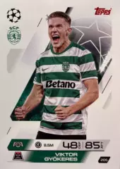 Футбол. Карточка Виктор Дьекереш Спортинг, Арсенал Лига Чемпионов 2025-26 TOPPS