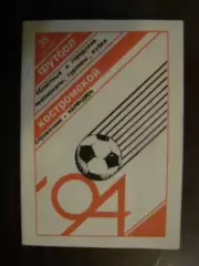 Календарь - справочник Кострома - 1994