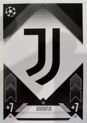 Футбол. Карточка Логотип/Эмблема Juventus/Ювентус Лига Чемпионов 2024-25 TOPPS