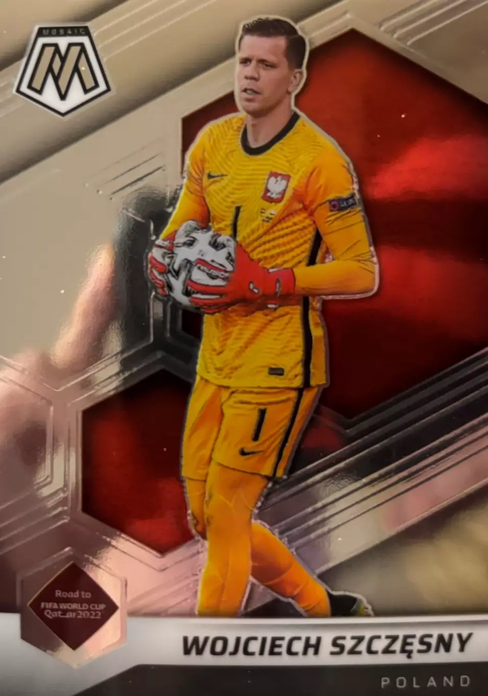 Футбол. Карточка Войцех Щенсный Польша, Арсенал, Ювентус, Барселона 2022 Panini