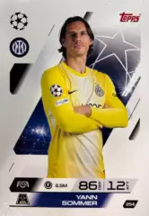 Футбол. Карточка Янн Зоммер Интер, Бавария Мюнхен Лига Чемпионов 2025-26 TOPPS