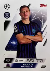 Футбол Карточка Nicolo Barella/Николо Барелла Интер Лига Чемпионов 2025-26 TOPPS