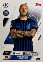 Футбол. Карточка Federico Dimarco/Федерико Димарко Интер Лига Чемпионов 2025-26