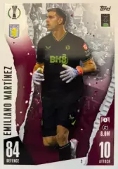 Футбол. Карточка Эмилиано Мартинес Астон Вилла, Арсенал Лига Конференций 2023-24