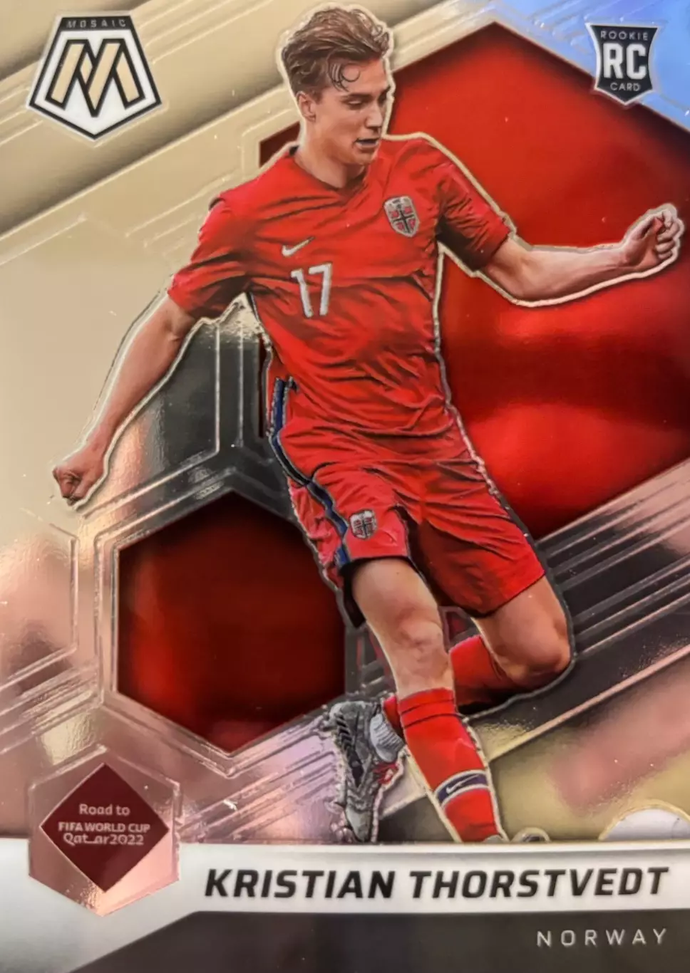 Футбол. Карточка Thorstvedt/Кристиан Торстведт Норвегия, Сассуоло 2022 Panini