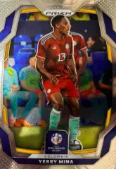 Карточка Ерри Мина Колумбия, Эвертон, Барселона Кубок Америки 2023-24 Panini