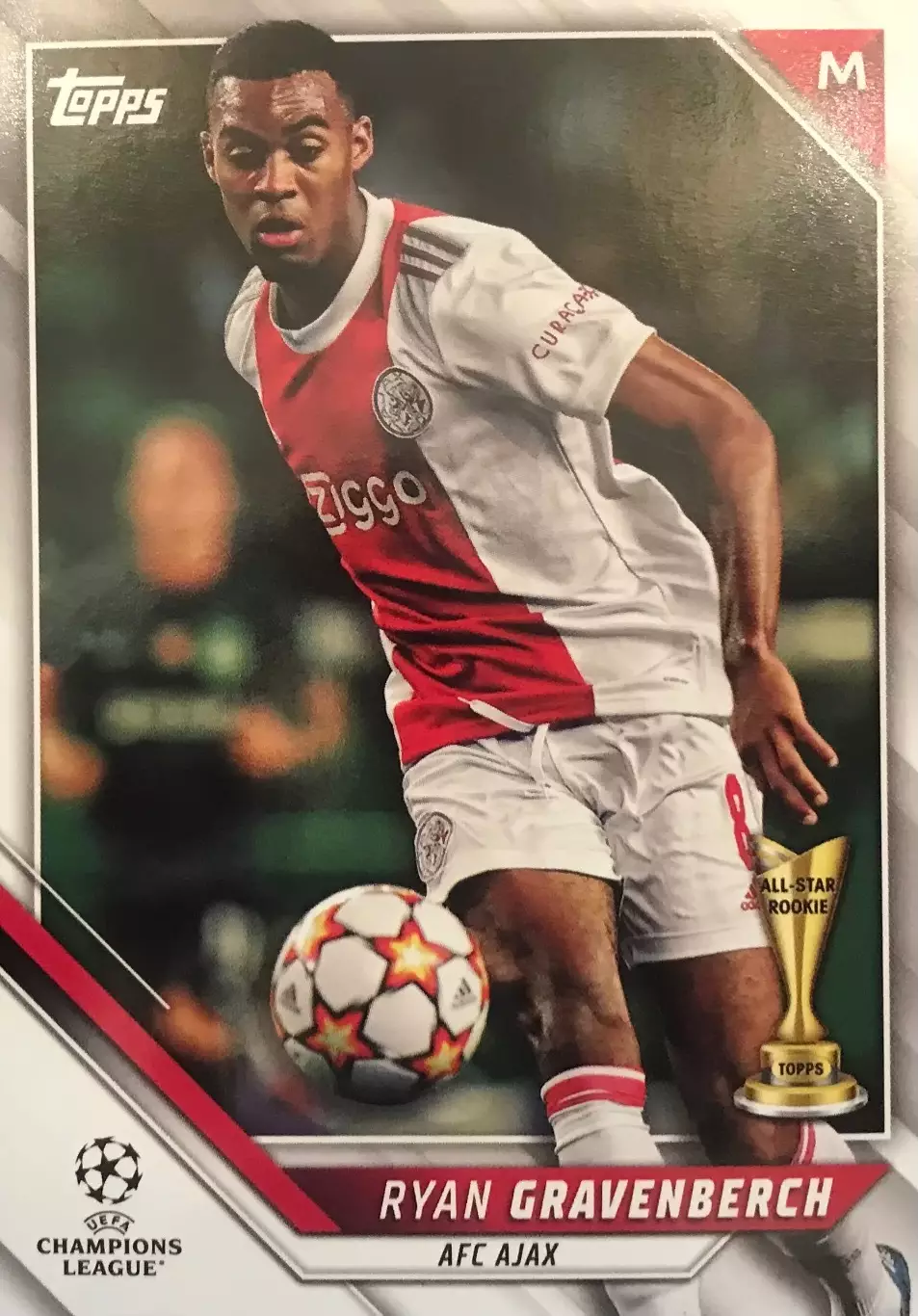 Футбол Карточка Райан Гравенберх Аякс, Бавария, Ливерпуль Лига Чемпионов 2021-22