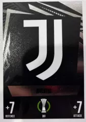 Футбол. Карточка Логотип/Эмблема Juventus/Ювентус Лига Конференций 2023-24 TOPPS