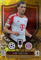 Футбол. Карточка Леон Горецка Бавария Мюнхен, Шальке 04 Лига Чемпионов 2023-24