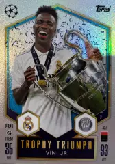 Футбол. Карточка Винисиус Жуниор Реал Мадрид, Фламенго Лига Чемпионов 2024-25