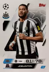 Футбол Карточка Joelinton/Жоэлинтон Ньюкасл Юнайтед Лига Чемпионов 2025-26 TOPPS