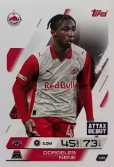 Карточка Доржелес Нене Ред Булл Зальцбург, Фенербахче Лига Чемпионов 2025-26