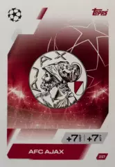 Футбол. Карточка Логотип/Эмблема AFC Ajax/Аякс Лига Чемпионов 2025-26 TOPPS