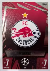 Футбол. Карточка Логотип/Эмблема Ред Булл Зальцбург Лига Чемпионов 2024-25 TOPPS