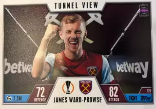 Футбол. Карточка Джеймс Уорд-Проуз Вест Хэм, Саутгемптон Лига Европы 2023/24