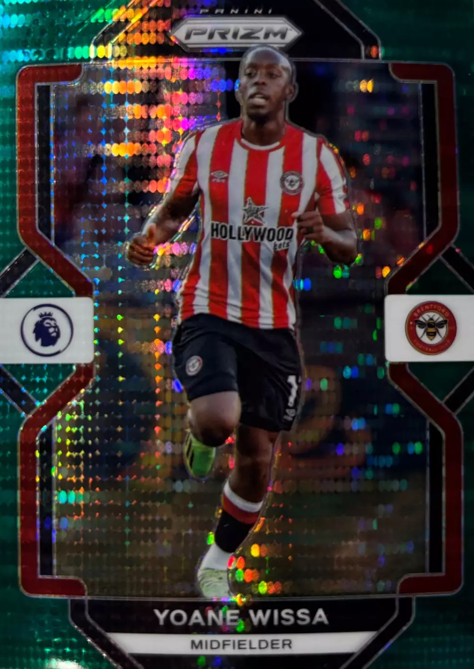 Футбол. Карточка Yoane Wissa/Йоан Висса Брентфорд АПЛ 2022-23 Panini/Панини