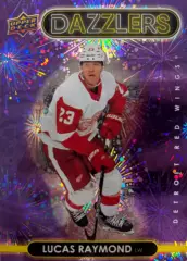 Хоккей. Карточка Lucas Raymond-Лукас Рэймонд Detroit Red Wings - Детройт НХЛ NHL