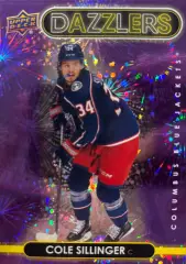 Хоккей. Карточка Cole Sillinger-Коул Силлинджер Columbus Blue - Коламбус НХЛ-NHL