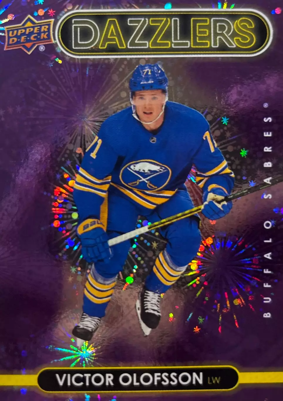 Хоккей. Карточка Victor Olofsson-Виктор Олофссон Buffalo Sabres/Баффало НХЛ/NHL