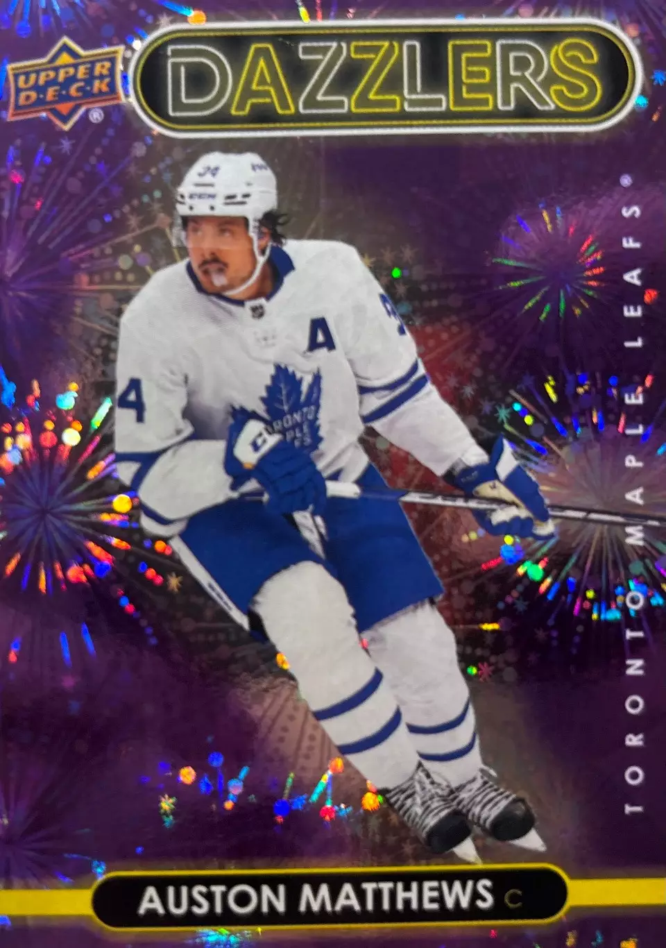 Карточка Auston Matthews - Остон Мэттьюс Toronto Maple Leafs - Торонто НХЛ\NHL