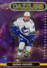 Хоккей. Карточка Quinn Hughes-Куинн Хьюз Vancouver Canucks/Ванкувер НХЛ/NHL
