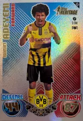 Футбол. Карточка Карим Адейеми Боруссия Дортмунд Лига Чемпионов 2024/25 TOPPS