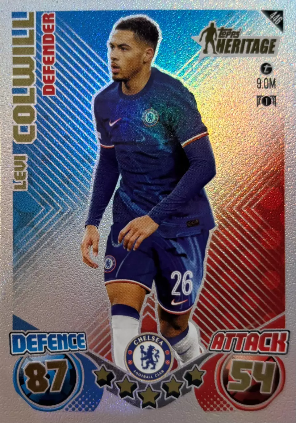 Футбол. Карточка Levi Colwill/Леви Колуилл Челси Лига Чемпионов 2024-25 TOPPS