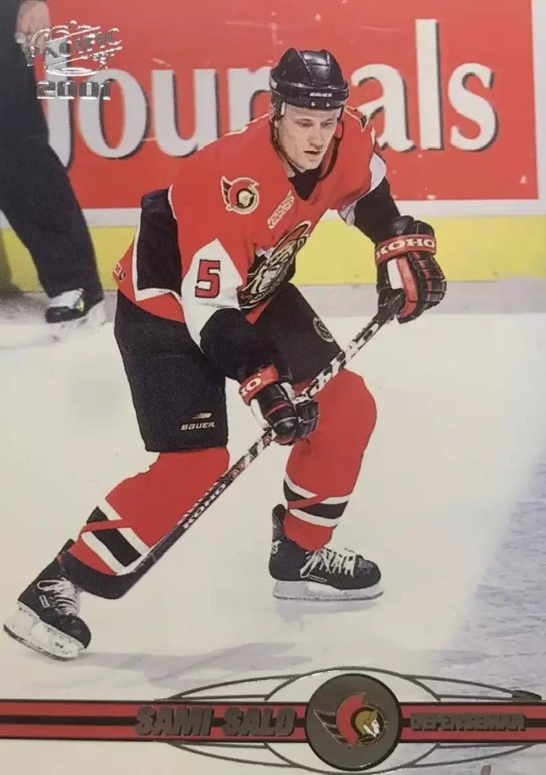 Хоккей. Карточка Sami Salo - Сами Сало Ottawa Senators - Оттава Сенаторз НХЛ/NHL