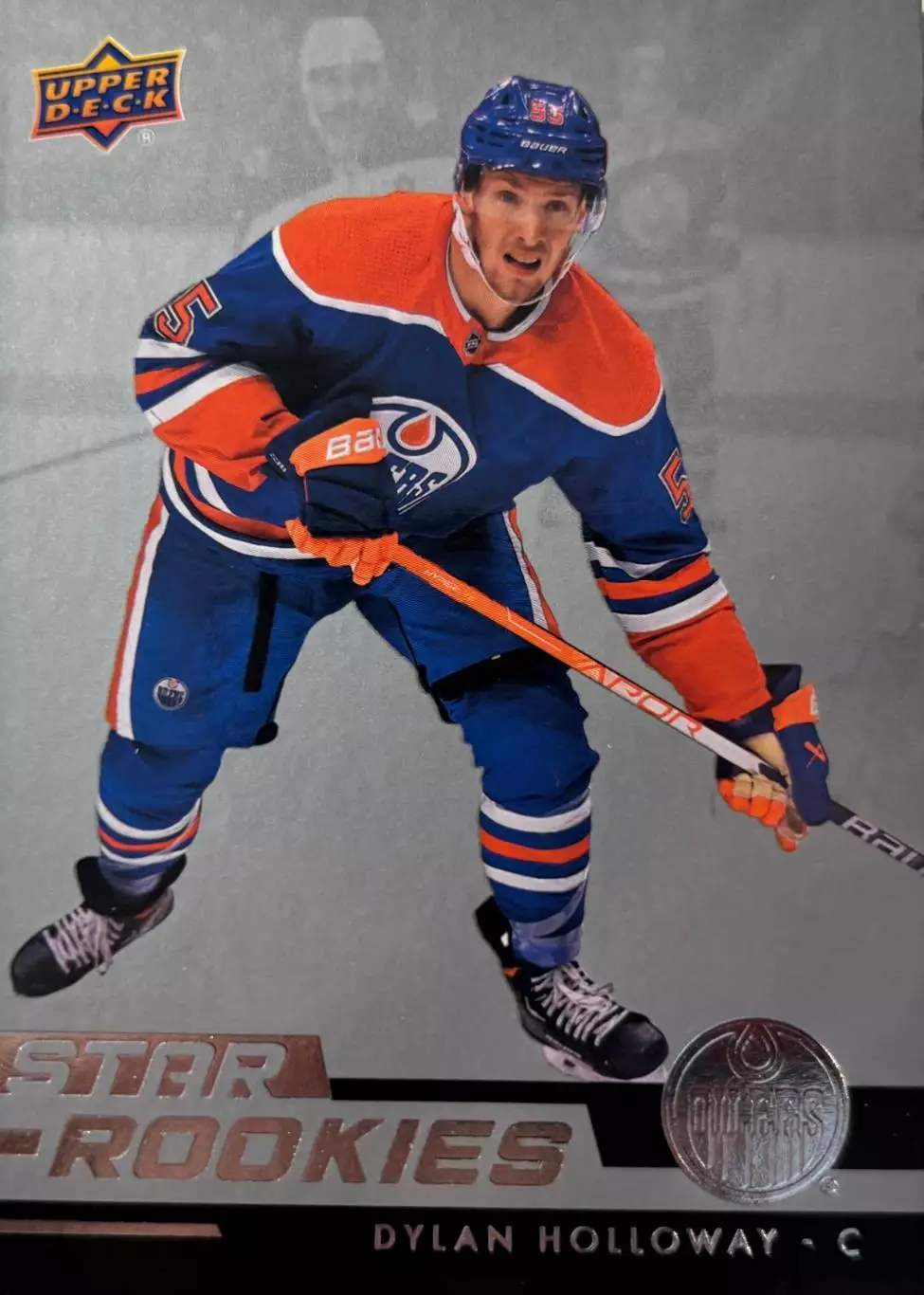 Хоккей. Карточка Dylan Holloway-Дилан Холлоуэй Edmonton Oilers-Эдмонтон НХЛ/NHL