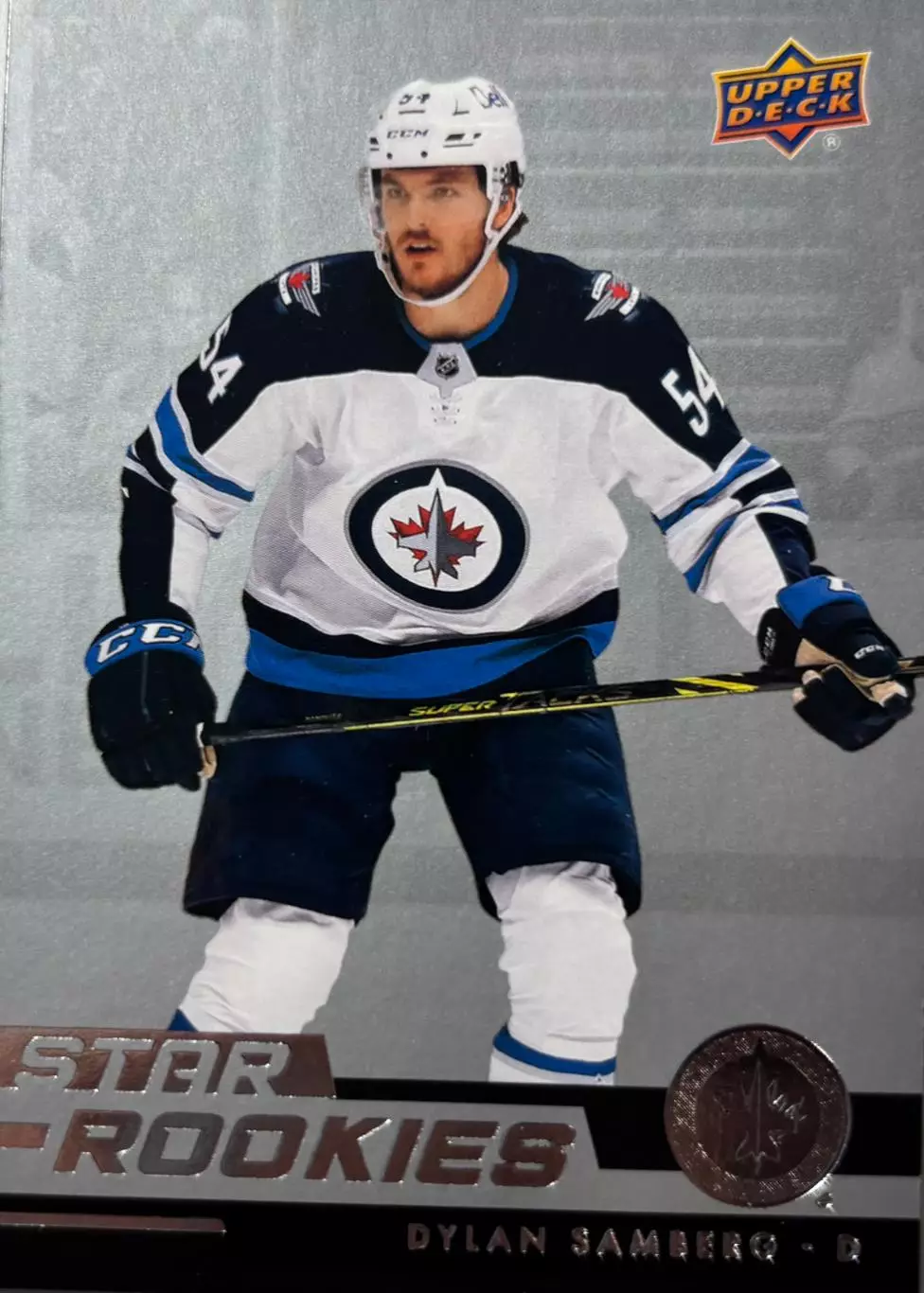 Хоккей Карточка Dylan Samberg-Дилан Сэмберг Winnipeg Jets-Виннипег Джетс НХЛ/NHL