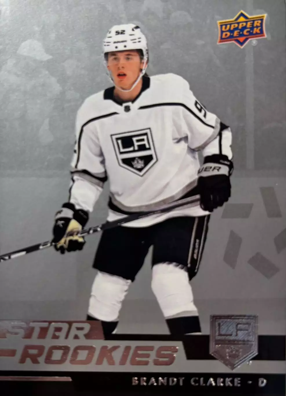 Карточка Brandt Clarke-Брандт Кларк Los Angeles Kings/Лос-Анджелес Кингз НХЛ-NHL