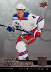Хоккей. Карточка Braden Schneider-Браден Шнайдер New Rangers-Рейнджерс НХЛ-NHL