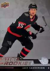 Карточка Jake Sanderson-Джейк Сэндерсон Ottawa Senators-Оттава Сенаторз НХЛ-NHL