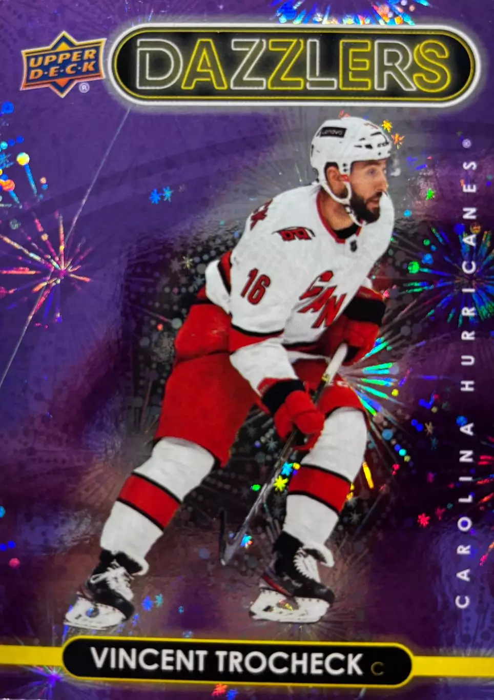 Карточка Vincent Trocheck-Винсент Трочек Carolina Hurricanes - Каролина НХЛ/NHL