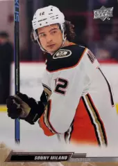 Хоккей. Карточка Sonny Milano-Сонни Милано Anaheim Ducks - Анахайм Дакс НХЛ-NHL