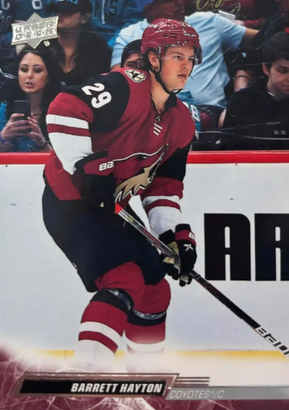 Хоккей. Карточка Barrett Hayton-Барретт Хэйтон Arizona Coyotes - Аризона НХЛ/NHL