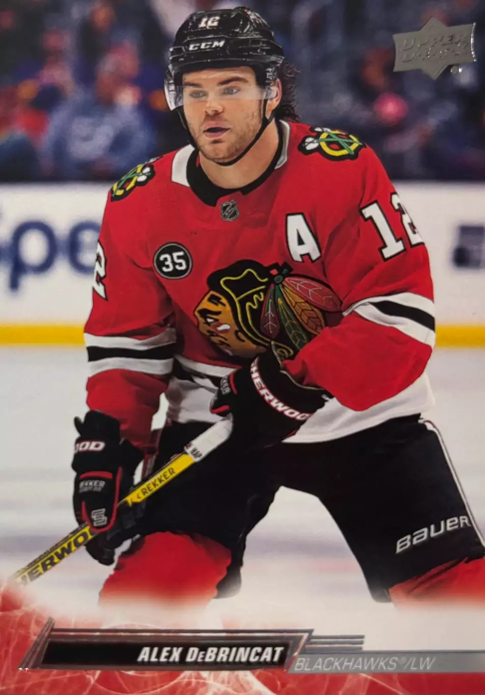 Хоккей Карточка Alex DeBrincat-Алекс Дебринкэт Chicago Blackhawks-Чикаго НХЛ-NHL