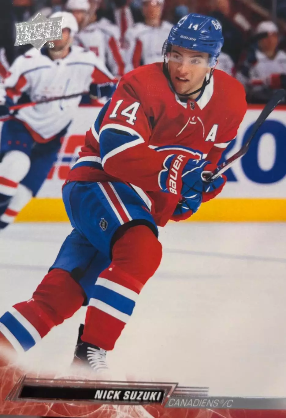 Хоккей. Карточка Nick Suzuki - Ник Сузуки Montreal Canadiens - Монреаль НХЛ-NHL