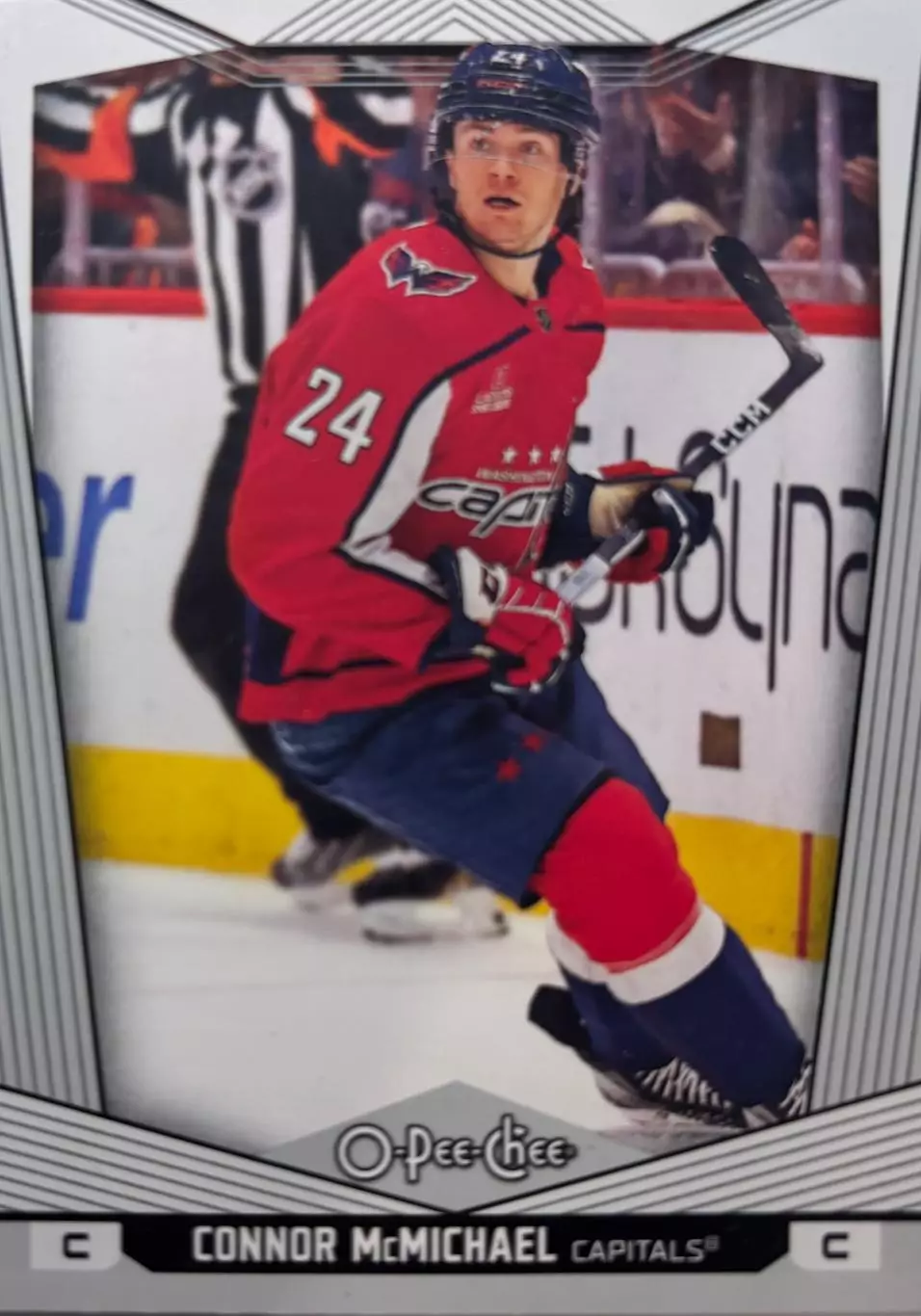 Карточка Connor McMichael-Коннор Макмайкл Washington Capitals-Вашингтон НХЛ-NHL