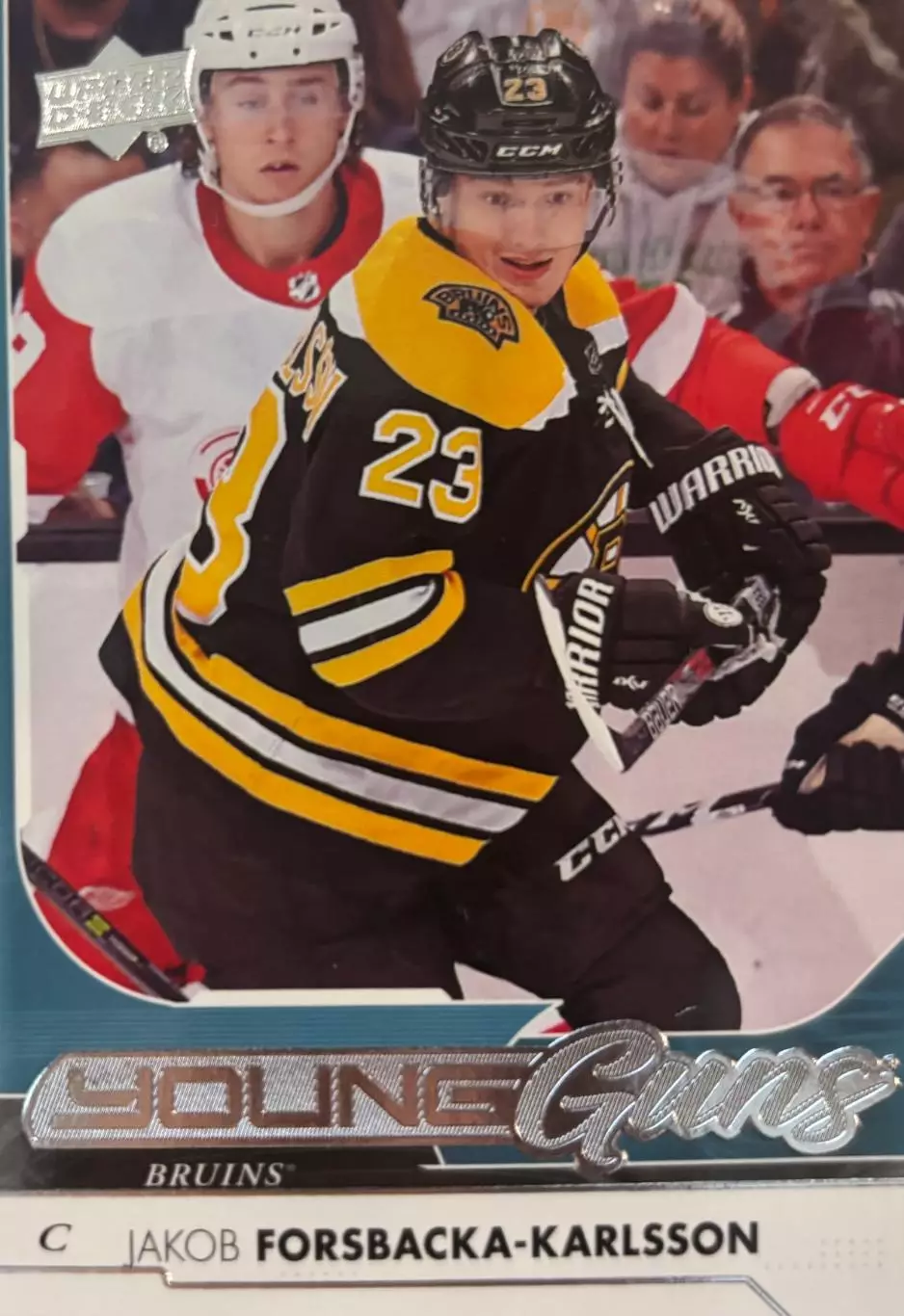 Хоккей. Карточка Якоб Форсбакка-Карлссон Boston Bruins - Бостон Брюинз НХЛ/NHL