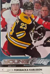 Хоккей. Карточка Якоб Форсбакка-Карлссон Boston Bruins - Бостон Брюинз НХЛ/NHL