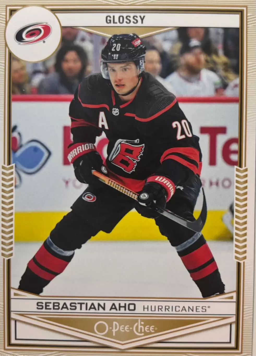 Хоккей Карточка Sebastian Aho/Себастьян Ахо Carolina Hurricanes/Каролина НХЛ/NHL
