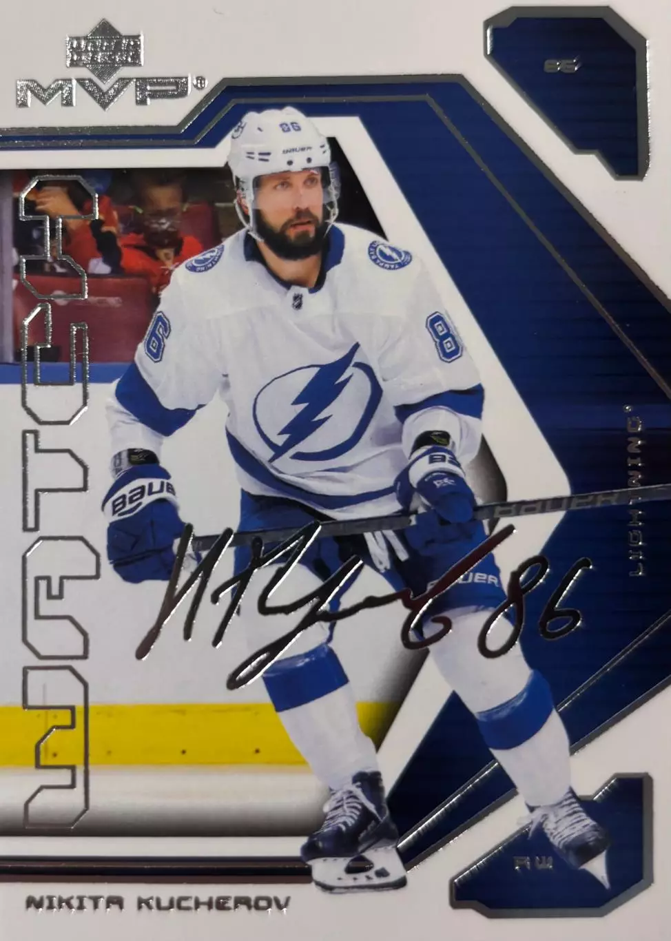 Карточка Никита Кучеров Tampa Bay Lightning / Тампа-Бэй,ЦСКА Москва КХЛ/NHL/НХЛ