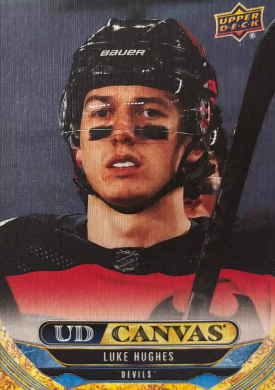 Хоккей Карточка Luke Hughes-Люк Хьюз New Jersey Devils/Нью-Джерси Девилз НХЛ NHL