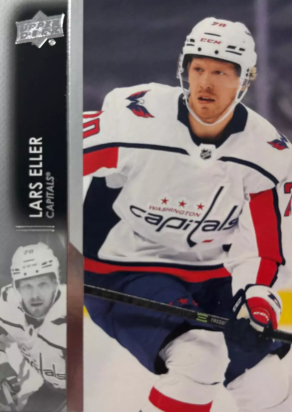 Карточка Lars Eller-Ларс Эллер Washington Capitals - Вашингтон Кэпиталз НХЛ/NHL