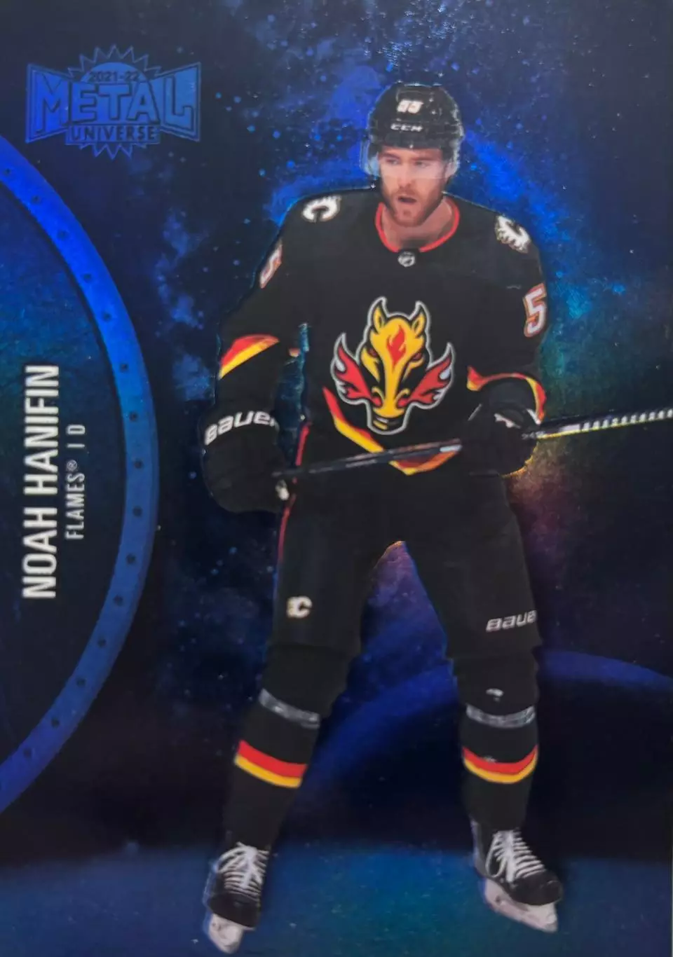 Хоккей. Карточка Noah Hanifin-Ноа Ханифин Calgary Flames-Калгари Флэймз НХЛ-NHL
